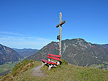 Gipfelkreuz an der Huberhöhe