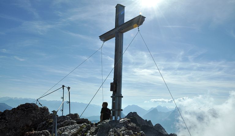 Westliche Karwendelspitze (2385 m) über den Karwendelsteig