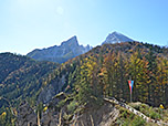 Blick von der Grünsteinhütte zum Watzmann