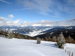 Die Aussicht ins Lungau nach Nordosten ist frei