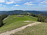 Blick zurück zur Baumgartenalm