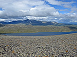 Blick über den Bessvatnet Richtung Norden