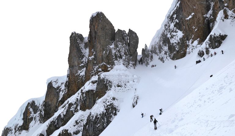 Hoher Ifen (2230 m) als Skitour mit Abseilen über die Südwand