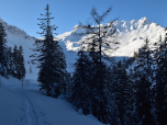 Der Kafell und die Marbichler Spitze glänzen in der Sonne