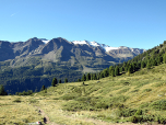 Im Süden der Blick auf die Rotspitze