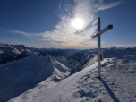 Das Gipfelkreuz des Cima Serodoli