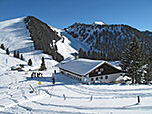 Schönfeldhütte im Winter