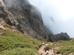 Auf dem Weg zum Bocca Avartoli kommen immer wieder Wolken auf