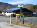 Am Strandbad Erlberg starten wir im Uhrzeigersinn unsere Tour